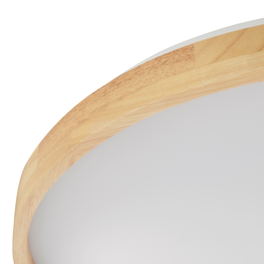 Brilliant - LED prigušiva plafonska svetiljka ALSON LED/17W/230V 3000-6500K Ø 49,5 cm kaučukovac + daljinski upravljač