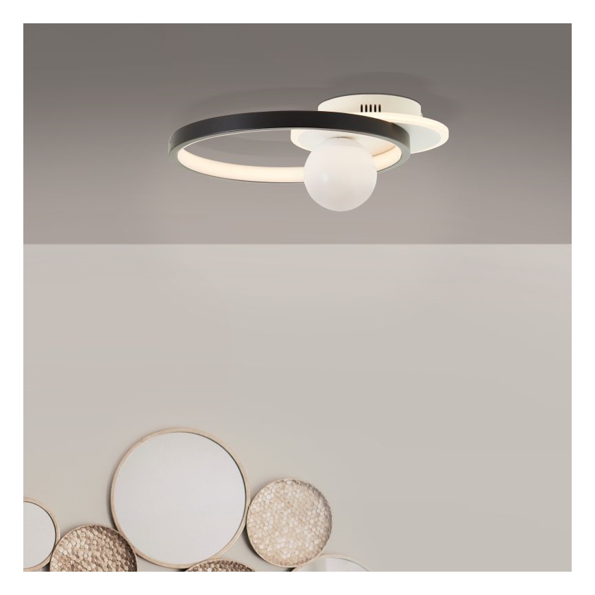 Brilliant - LED prigušiva stropna svetiljka ATLANTA LED/24W/230V crna/bela