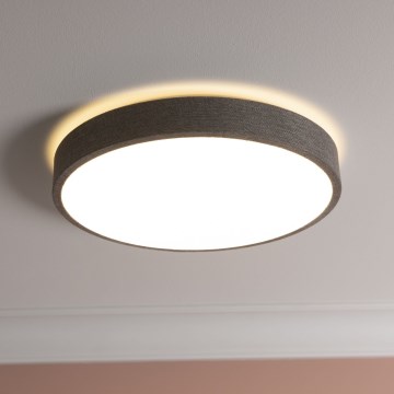 Brilliant - LED prigušiva stropna svetiljka FILIZ LED/24W/230V preč. 38,5 cm siva