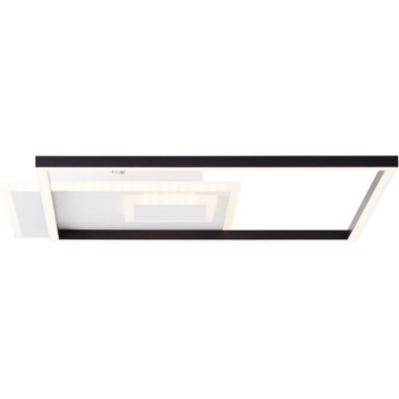 Brilliant - LED prigušiva stropna svetiljka IORGO LED/40W/230V 3000K 43,5x43,5 cm bela/crna