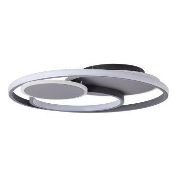 Brilliant - LED prigušiva stropna svetiljka RUNDA LED/50W/230V 3000-6500K crna + daljinski upravljač