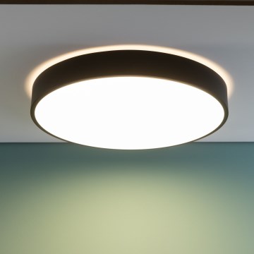 Brilliant - LED prigušiva stropna svetiljka SLIMLINE LED/60W/230V 3000-6500K prečnik 49 cm crna + daljinski upravljač