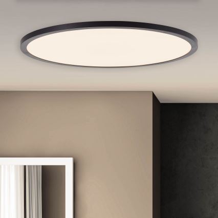 Brilliant - LED prigušiva stropna svetiljka TUCO LED/33W/230V 3000-6500K prečnik 50 cm crna + daljinski upravljač