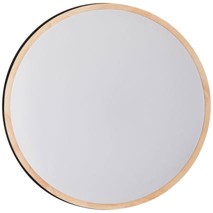 Brilliant - LED prigušiva plafonska svetiljka BAARLO LED/36W/230V 3000-6500K prečnik 50 cm crna/kaučukovo drvo + daljinsko upravljanje