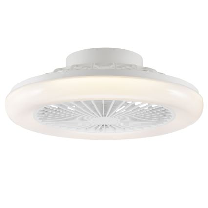 Brilliant - LED prigušiva stropna svetiljka sa ventilatorom MONTERO LED/20W/230V 2700-6500K prečnik 42 cm bela + daljinski upravljač