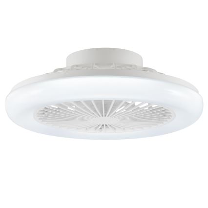 Brilliant - LED prigušiva stropna svetiljka sa ventilatorom MONTERO LED/20W/230V 2700-6500K prečnik 42 cm bela + daljinski upravljač