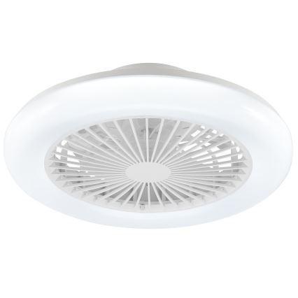 Brilliant - LED prigušiva stropna svetiljka sa ventilatorom MONTERO LED/20W/230V 2700-6500K prečnik 42 cm bela + daljinski upravljač