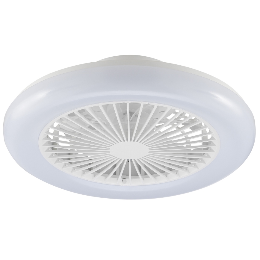 Brilliant - LED prigušiva stropna svetiljka sa ventilatorom MONTERO LED/20W/230V 2700-6500K prečnik 42 cm bela + daljinski upravljač