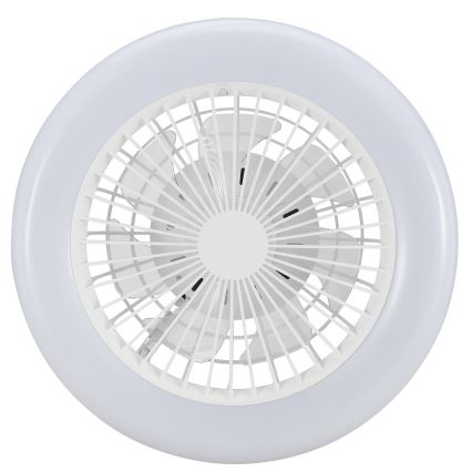 Brilliant - LED prigušiva stropna svetiljka sa ventilatorom MONTERO LED/20W/230V 2700-6500K prečnik 42 cm bela + daljinski upravljač