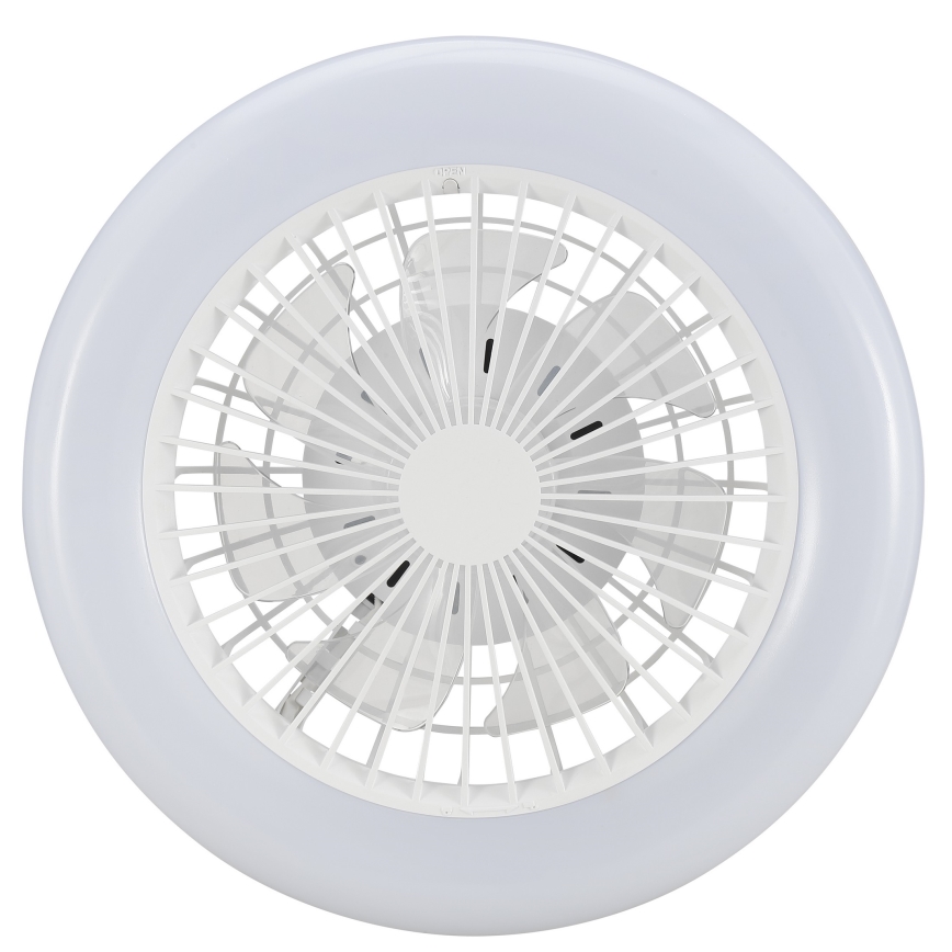 Brilliant - LED prigušiva stropna svetiljka sa ventilatorom MONTERO LED/20W/230V 2700-6500K prečnik 42 cm bela + daljinski upravljač