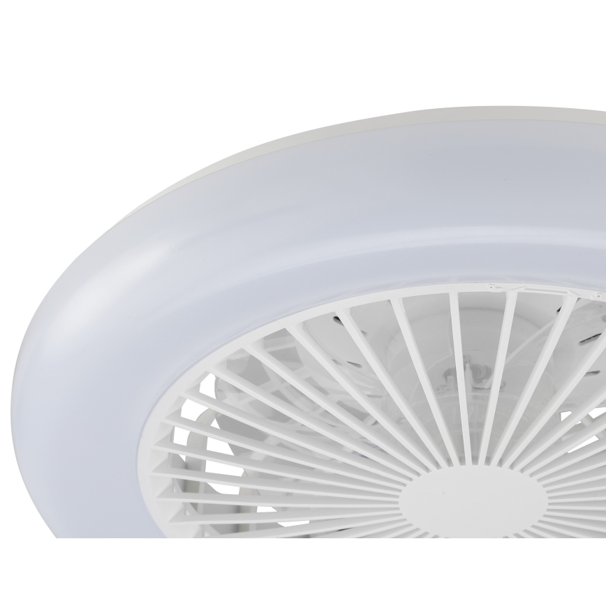 Brilliant - LED prigušiva stropna svetiljka sa ventilatorom MONTERO LED/20W/230V 2700-6500K prečnik 42 cm bela + daljinski upravljač