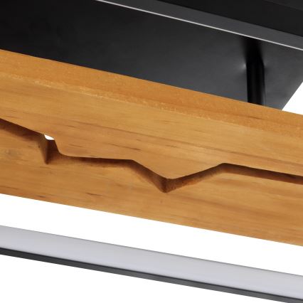 Brilliant - LED prigušiva stropna svetiljka THUNDER LED/42W/230V borovina
