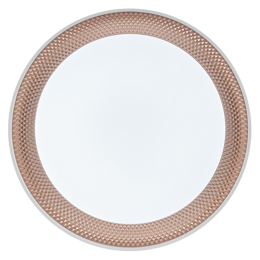Brilliant - LED prigušiva plafonska lampa WALDO LED/36W/230V 3000-6500K prečnik 48,5 cm bela/roze zlato + daljinski upravljač