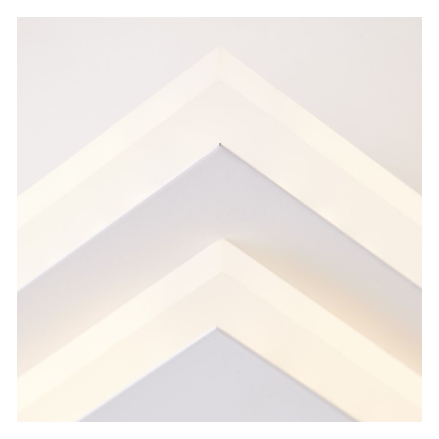Brilliant - LED prigušiva stropna svetiljka IORGO LED/40W/230V 3000K 43,5x43,5 cm bela/crna