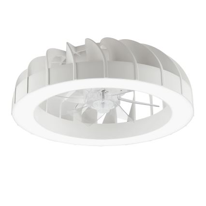 Brilliant - LED RGBW prigušiva stropni ventilator sa svetlom FANORA LED/30W/230V 2700-6500K prečnik 46 cm bela + daljinski upravljač