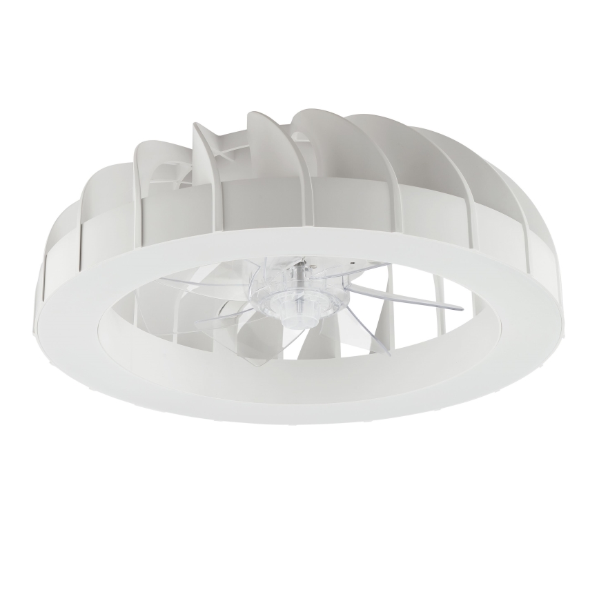 Brilliant - LED RGBW prigušiva stropni ventilator sa svetlom FANORA LED/30W/230V 2700-6500K prečnik 46 cm bela + daljinski upravljač