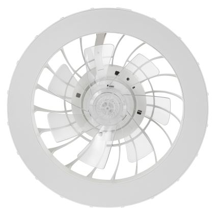 Brilliant - LED RGBW prigušiva stropni ventilator sa svetlom FANORA LED/30W/230V 2700-6500K prečnik 46 cm bela + daljinski upravljač