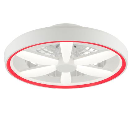 Brilliant - prigušiva LED RGBW plafonski ventilator sa svetlom GAIANO LED/48W/230V 2700-6500K bela + daljinski upravljač