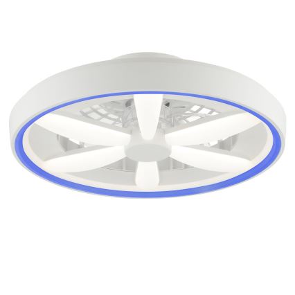 Brilliant - prigušiva LED RGBW plafonski ventilator sa svetlom GAIANO LED/48W/230V 2700-6500K bela + daljinski upravljač