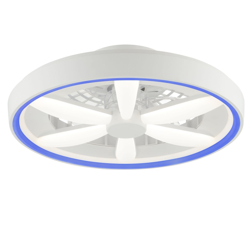 Brilliant - prigušiva LED RGBW plafonski ventilator sa svetlom GAIANO LED/48W/230V 2700-6500K bela + daljinski upravljač