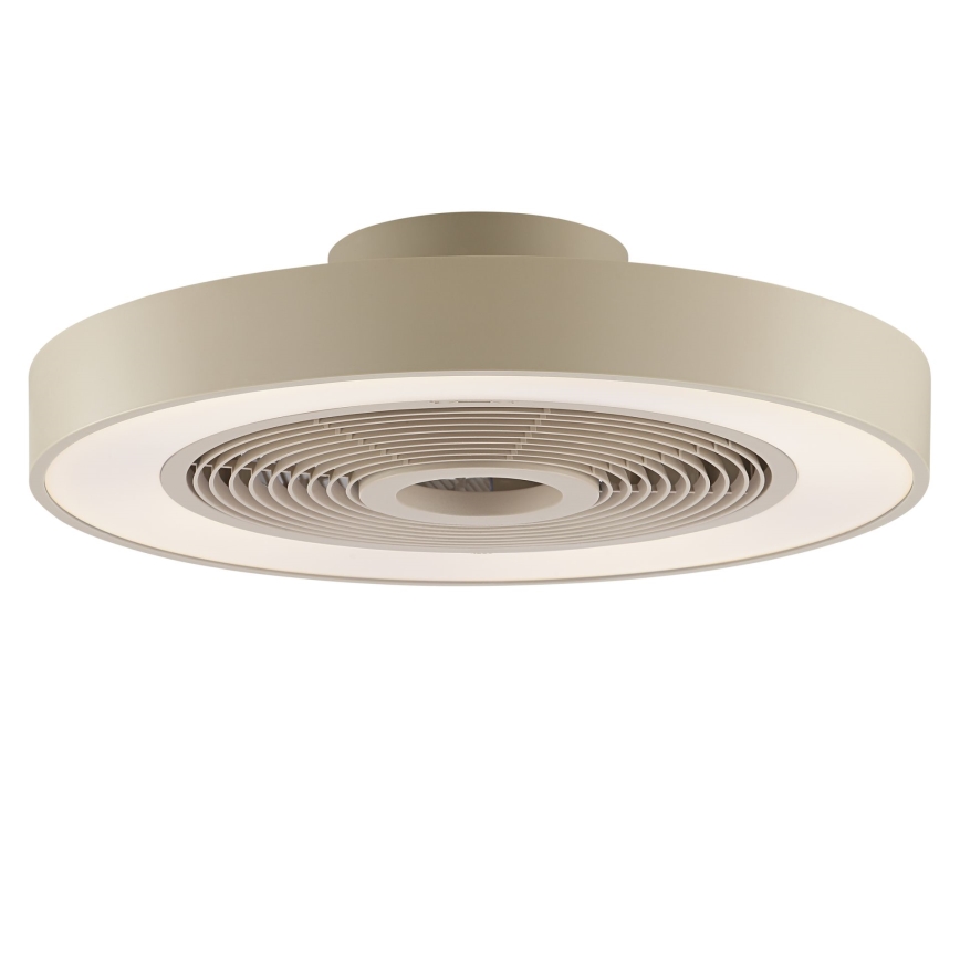 Brilliant - LED RGBW prigušiva plafonska svetiljka sa ventilatorom CATANIA LED/37W/230V 2700-6500K prečnik 48,6 cm u bež boji + daljinski upravljač
