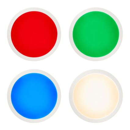 Brilliant - LED RGBW Prigušiva plafonska lampa ABIE LED/24W/230V 2700-6500K + daljinski upravljač