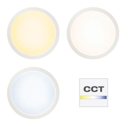Brilliant - LED RGBW Prigušiva plafonska lampa ABIE LED/24W/230V 2700-6500K + daljinski upravljač