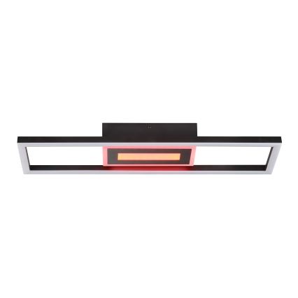Brilliant - LED RGBW prigušiva plafonska lampa BESSON LED/20W/230V 3000-6500K crna + daljinski upravljač