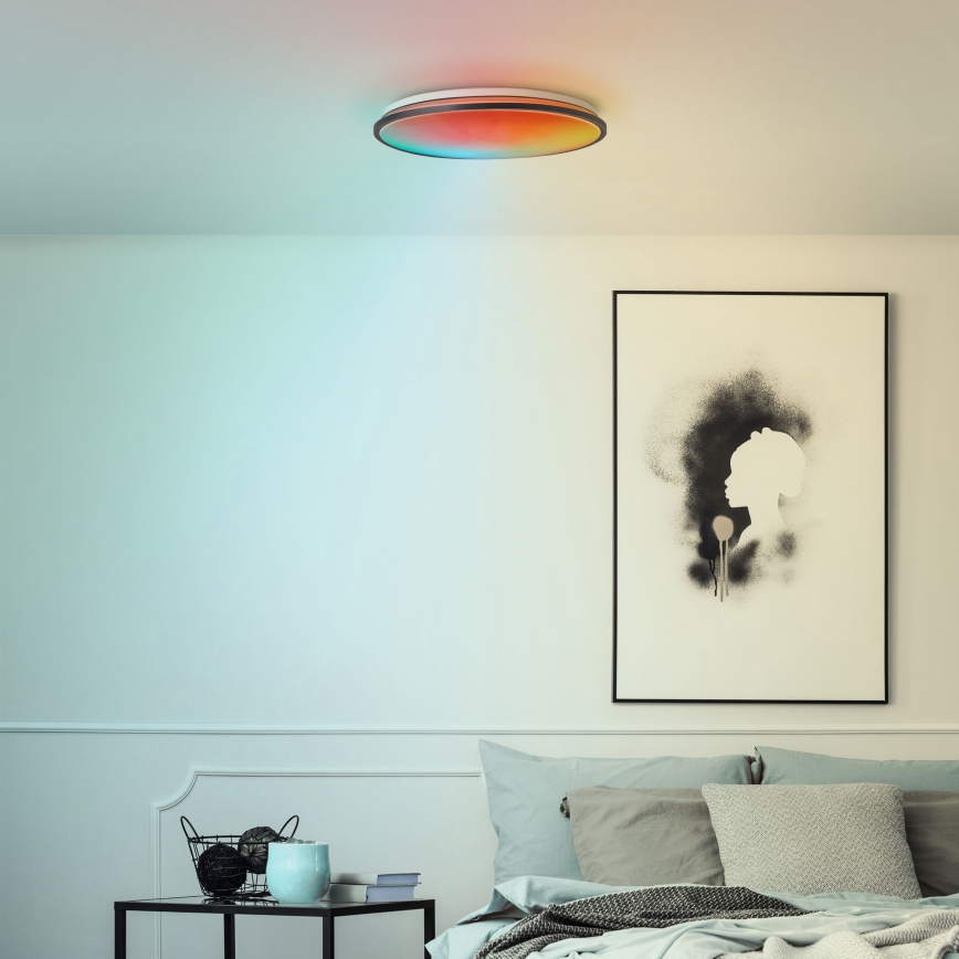 Brilliant - LED RGBW prigušiva plafonska svetiljka HEIDA LED/30W/230V 3000-6500K + daljinski upravljač