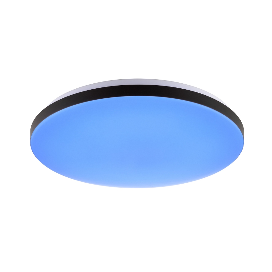 Brilliant - LED RGBW prigušiva plafonska svetiljka LIVIO LED/20W/230V 3000-6500K prečnik 38,5 cm crna + daljinski upravljač