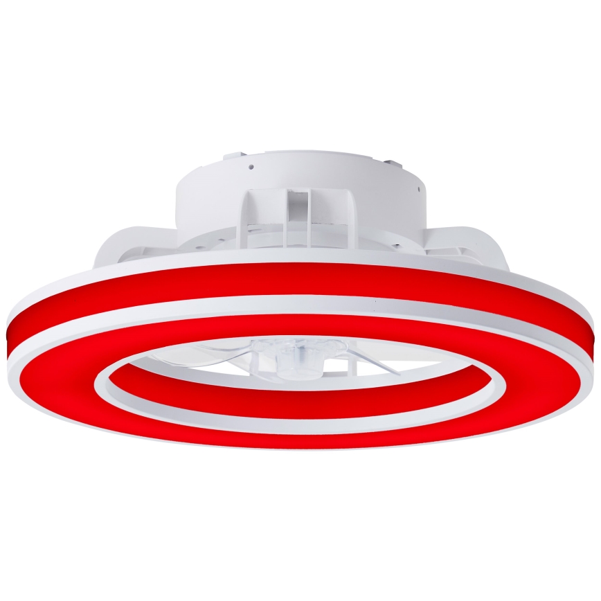Brilliant - LED RGBW prigušiva plafonski ventilator MONDELLO LED/26W/230V 2700-6500K prečnik 41,5 cm bela + daljinski upravljač