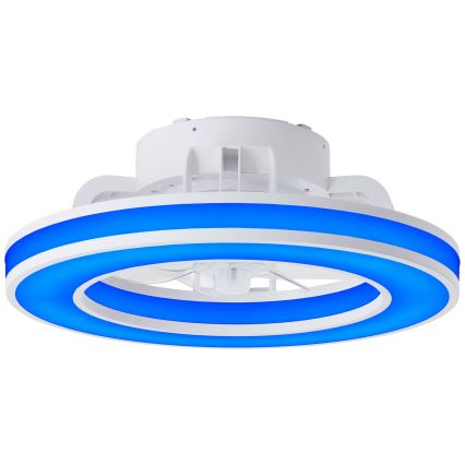 Brilliant - LED RGBW prigušiva plafonski ventilator MONDELLO LED/26W/230V 2700-6500K prečnik 41,5 cm bela + daljinski upravljač