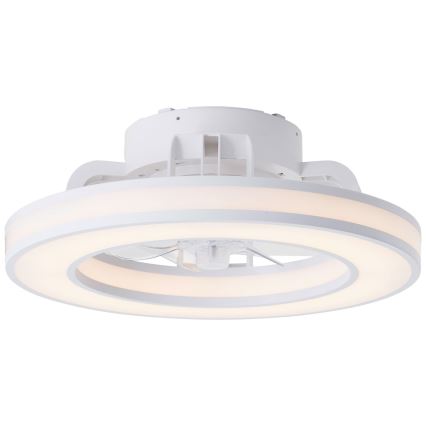 Brilliant - LED RGBW prigušiva plafonski ventilator MONDELLO LED/26W/230V 2700-6500K prečnik 41,5 cm bela + daljinski upravljač