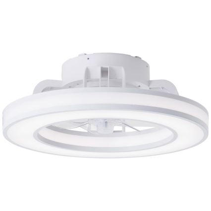 Brilliant - LED RGBW prigušiva plafonski ventilator MONDELLO LED/26W/230V 2700-6500K prečnik 41,5 cm bela + daljinski upravljač
