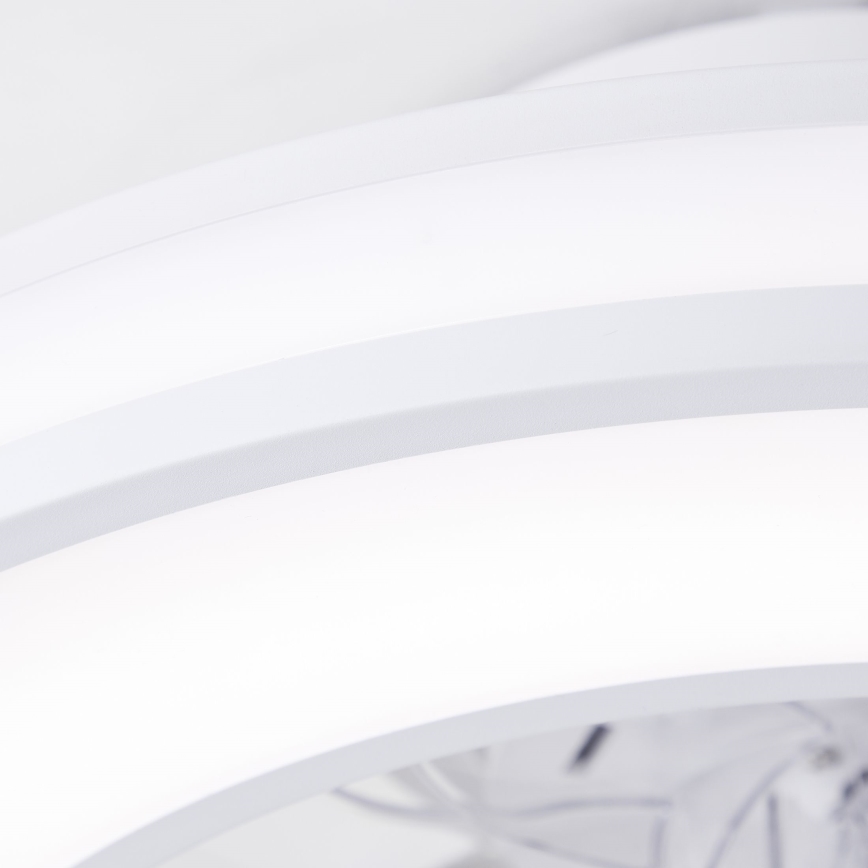 Brilliant - LED RGBW prigušiva plafonski ventilator MONDELLO LED/26W/230V 2700-6500K prečnik 41,5 cm bela + daljinski upravljač