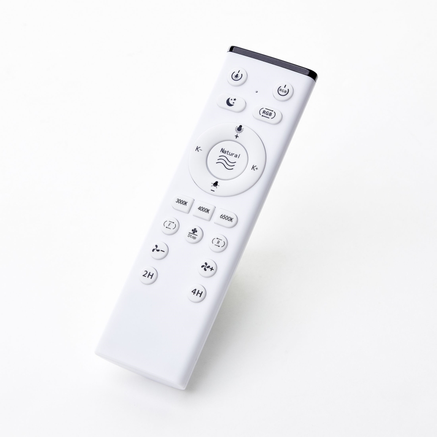 Brilliant - LED RGBW prigušiva stropni ventilator MONDELLO LED/26W/230V 2700–6500K prečnik 41 cm crna + daljinski upravljač