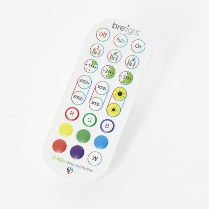 Brilliant - LED RGBW prigušiva stojeća lampa NEELE LED/6,5W/230V bela + daljinski upravljač