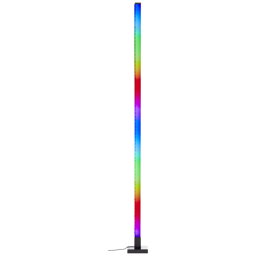Brilliant - LED RGBW prigušiva podna lampa NEELE LED/6,5W/230V crna + daljinski upravljač