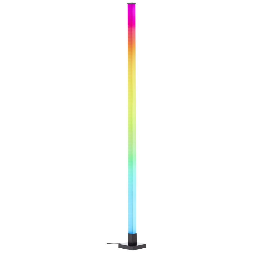 Brilliant - LED RGBW prigušiva podna lampa NEELE LED/6,5W/230V crna + daljinski upravljač
