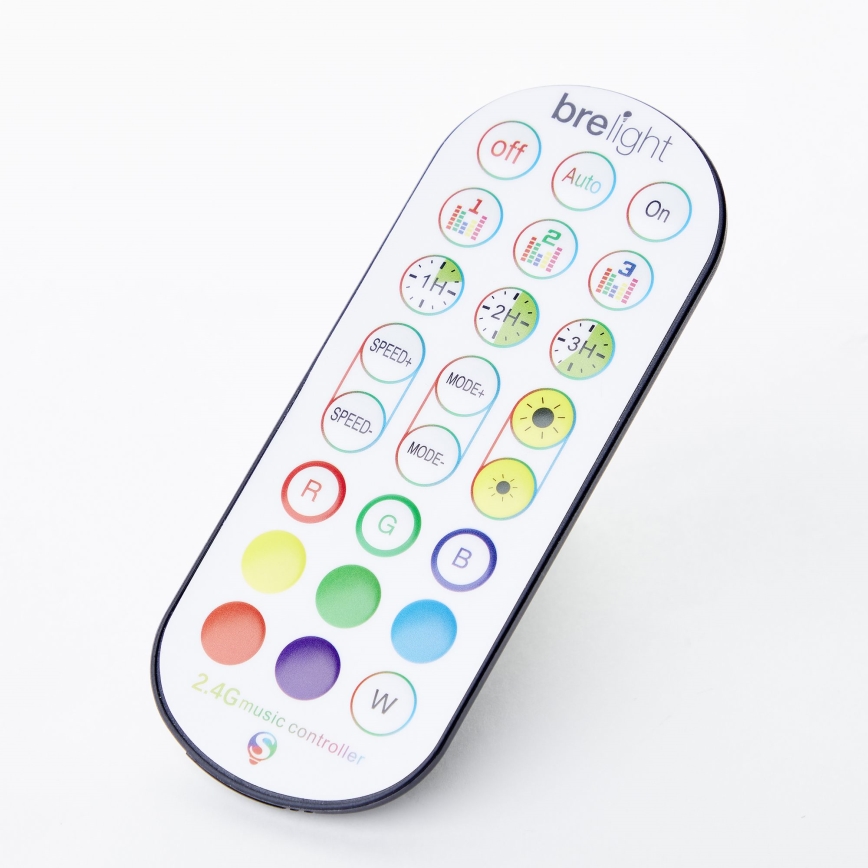 Brilliant - LED RGBW prigušiva podna lampa NEELE LED/6,5W/230V crna + daljinski upravljač