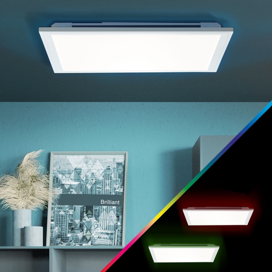 Brilliant - LED RGBW prigušiva plafonska svetiljka ALLIE LED/24W/230V 2700-6500K + daljinski upravljač