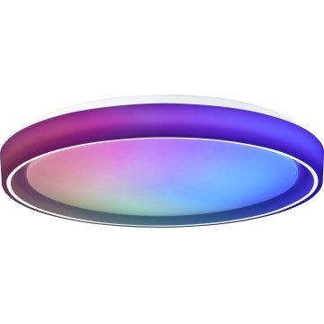 Brilliant - LED RGBW prigušiva stropno svetlo FLOCO LED/34W/230V 3000-6500K prečnik 49,5 cm belo + daljinski upravljač