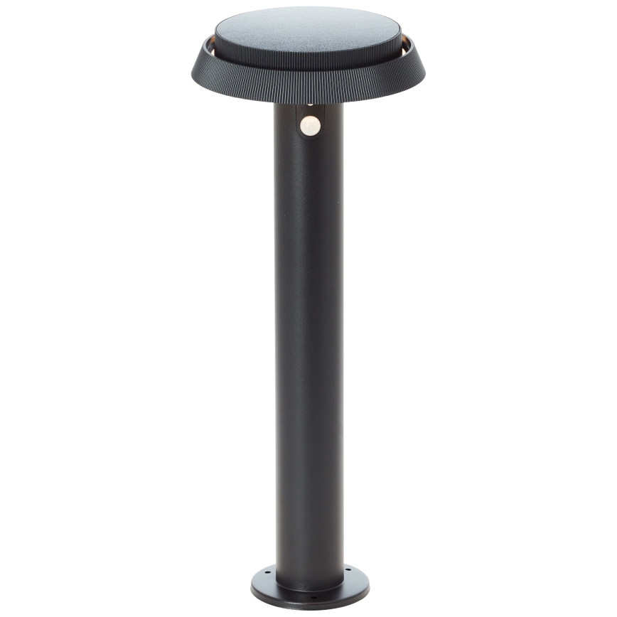 Brilliant - LED Solarna lampa sa senzorom ALVERO LED/4W/3,7V 2000 mAh 50 cm IP44 crna