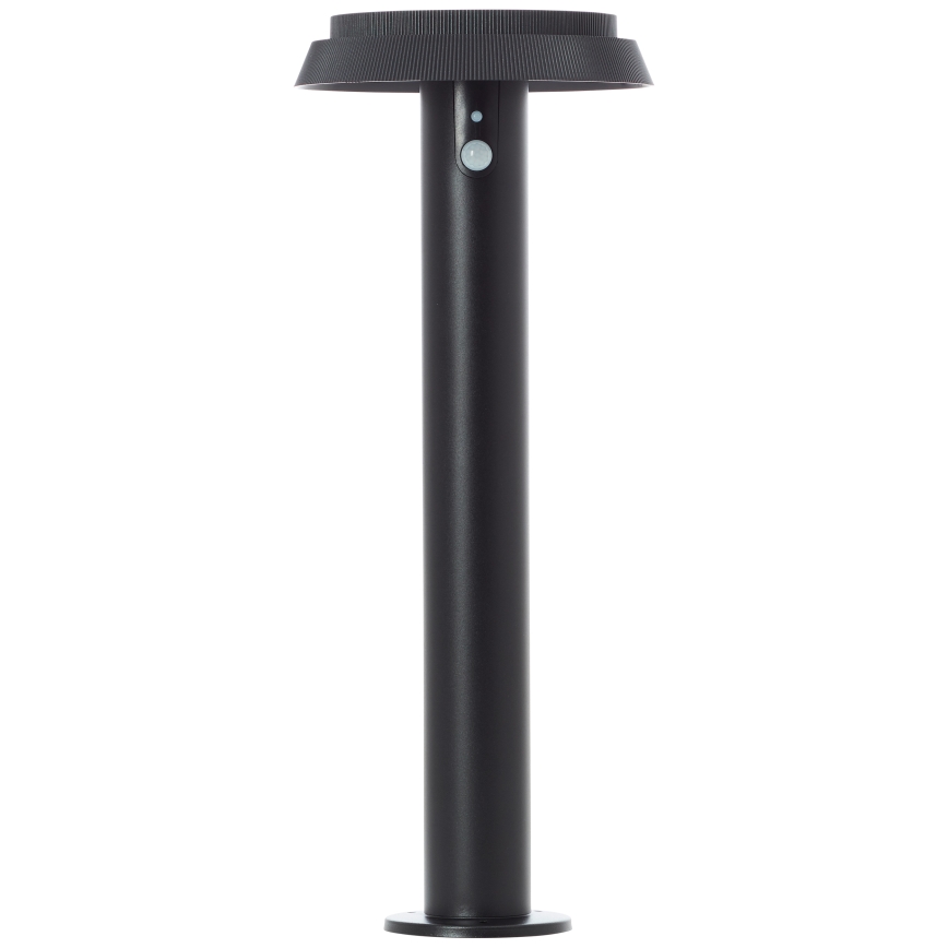 Brilliant - LED Solarna lampa sa senzorom ALVERO LED/4W/3,7V 2000 mAh 50 cm IP44 crna