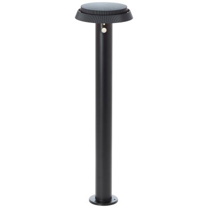 Brilliant - LED solarna lampa sa senzorom ALVERO LED/4W/3,7V 2000 mAh 70 cm IP44 crna