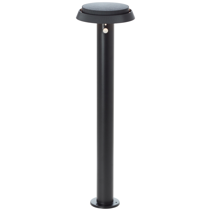 Brilliant - LED solarna lampa sa senzorom ALVERO LED/4W/3,7V 2000 mAh 70 cm IP44 crna