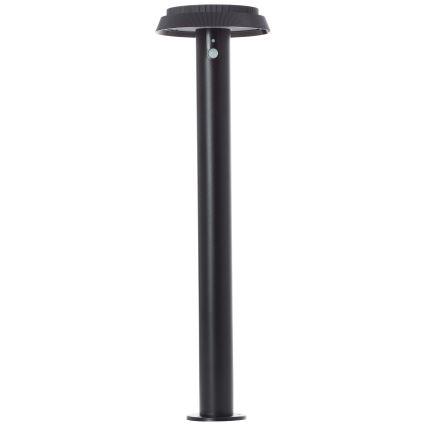 Brilliant - LED solarna lampa sa senzorom ALVERO LED/4W/3,7V 2000 mAh 70 cm IP44 crna