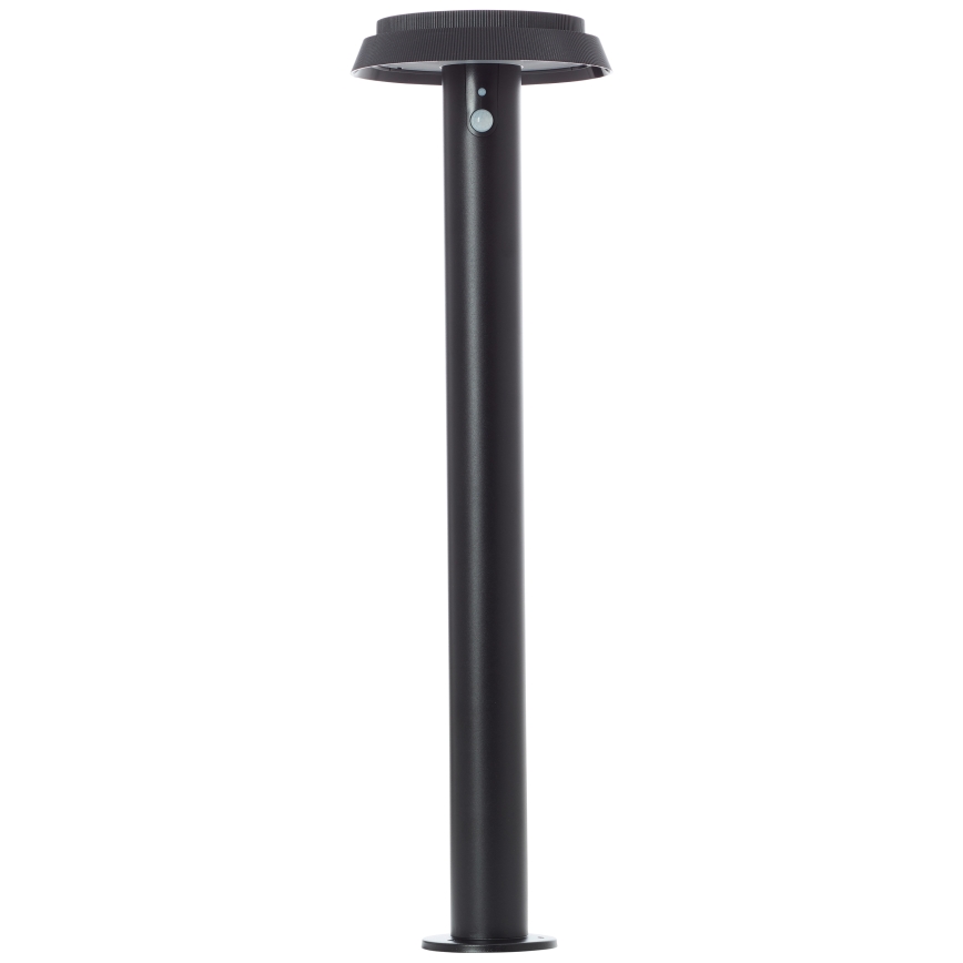 Brilliant - LED solarna lampa sa senzorom ALVERO LED/4W/3,7V 2000 mAh 70 cm IP44 crna