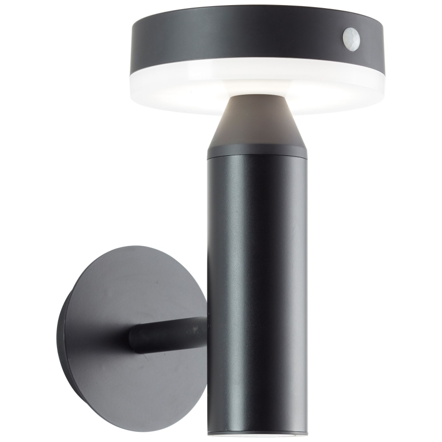 Brilliant - MAGUA solarno LED zidno svetlo sa senzorom, 4W/3,7V, 2000 mAh, IP44