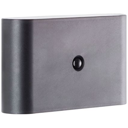 Brilliant - punjiva LED spoljašnja zidna lampa sa senzorom XINO LED/3W/5V 3600 mAh IP44 crna